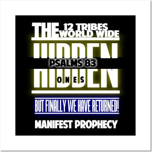 Psalms 83 The Hidden Ones | 12 Tribes of Israel|  Sons of Thunder Posters and Art